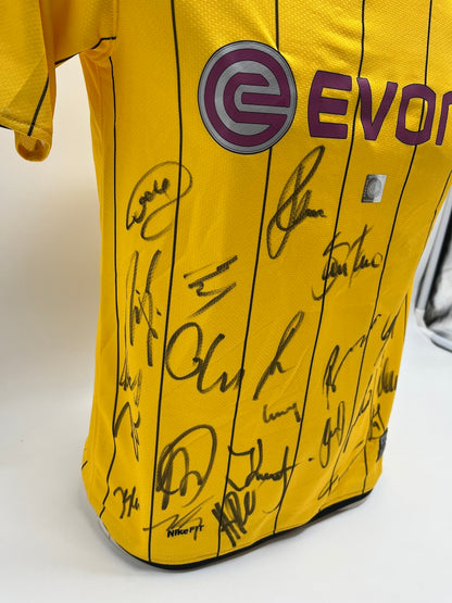 BVB Trikot 2008/2009 Teamsigniert Borussia Dortmund Autogramm COA Nike 152-158