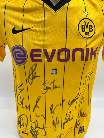 BVB Trikot 2008/2009 Teamsigniert Borussia Dortmund Autogramm COA Nike 152-158