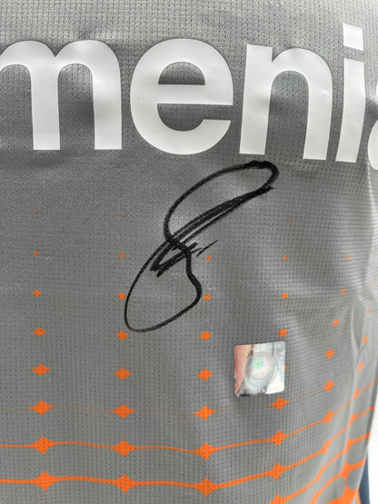 Bayer Leverkusen Trainingsshirt Granit Xhaka signiert Autogramm Castore 158