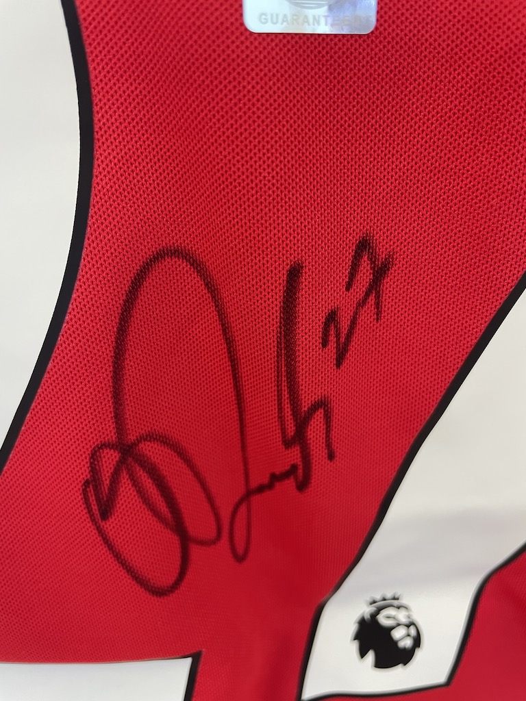 Nottingham Forest Trikot Omar Richards signiert Autogramm Fußball England COA M