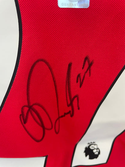 Nottingham Forest Trikot Omar Richards signiert Autogramm Fußball England COA M