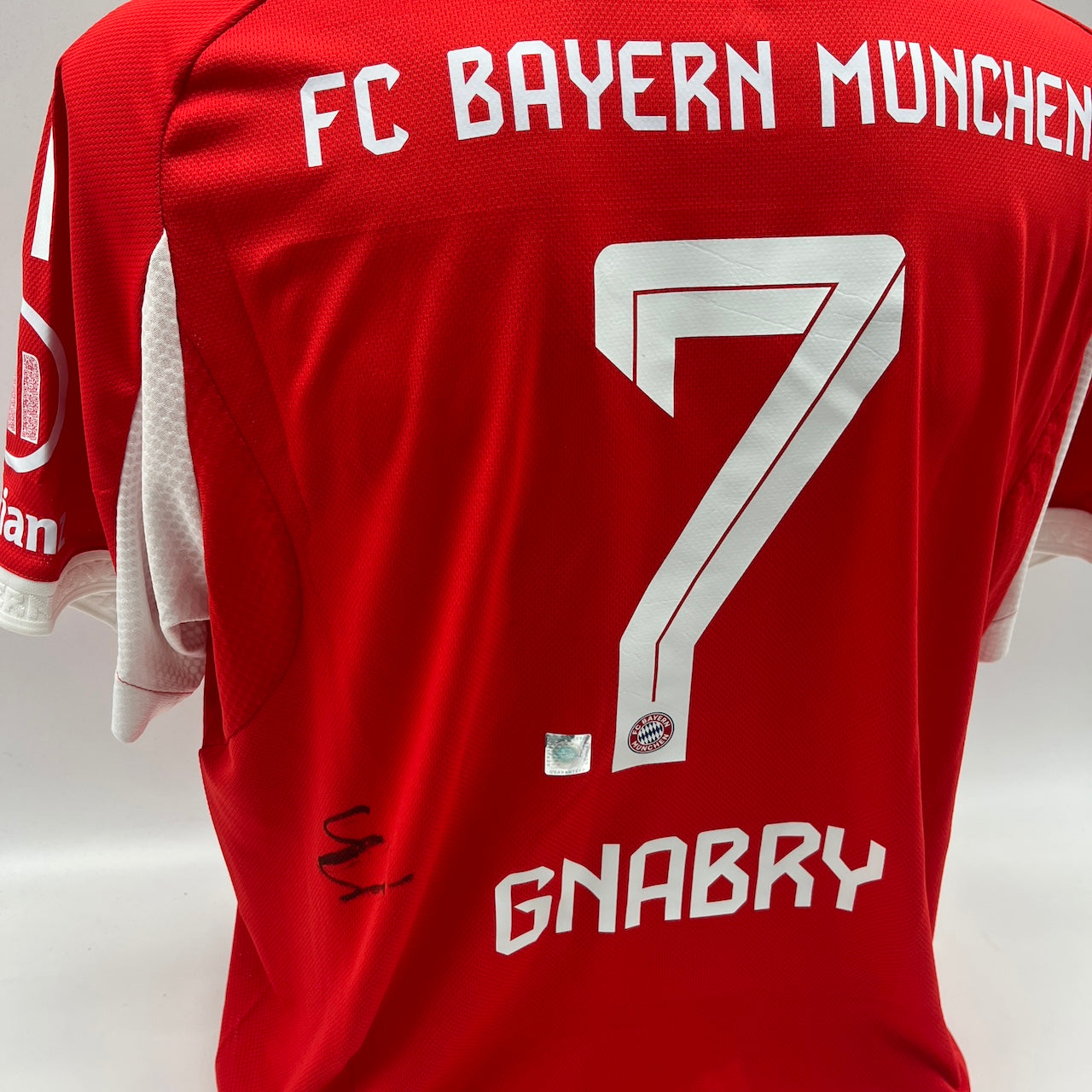 Bayern München Authentic-Trikot Serge Gnabry signiert Autogramm Adidas COA XL