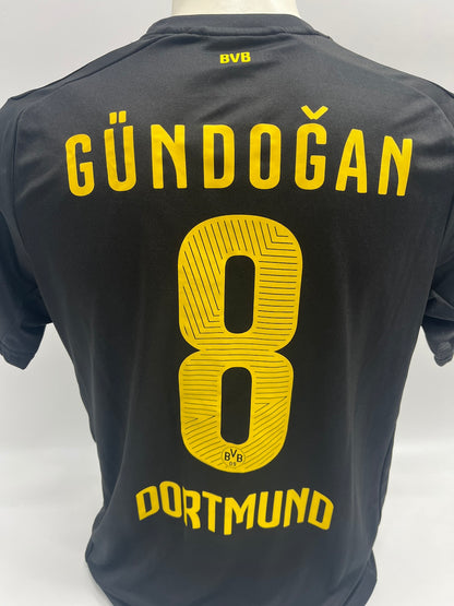 Matchworn Dortmund Trikot getragen von Ilkay Gündogan 05.12.2015 Wolfsburg-BVB