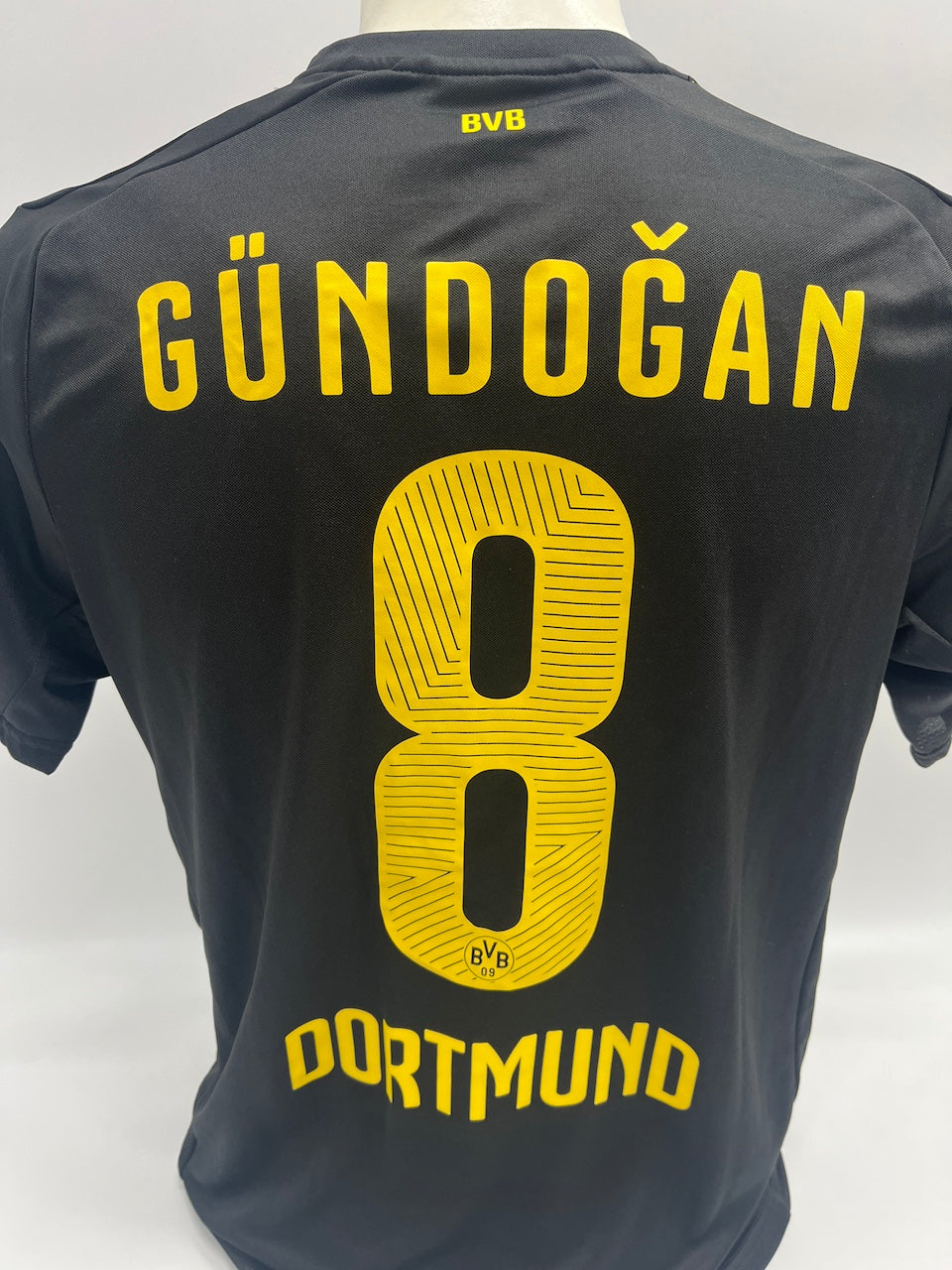 Matchworn Dortmund Trikot getragen von Ilkay Gündogan 05.12.2015 Wolfsburg-BVB