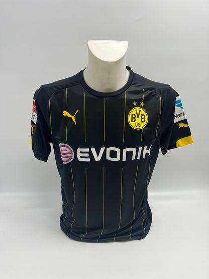Matchworn Dortmund Trikot getragen von Ilkay Gündogan 05.12.2015 Wolfsburg-BVB