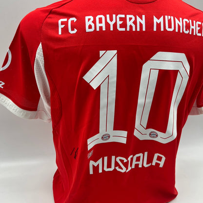 Bayern München Authentic-Trikot Jamal Musiala signiert Autogramm Adidas COA L