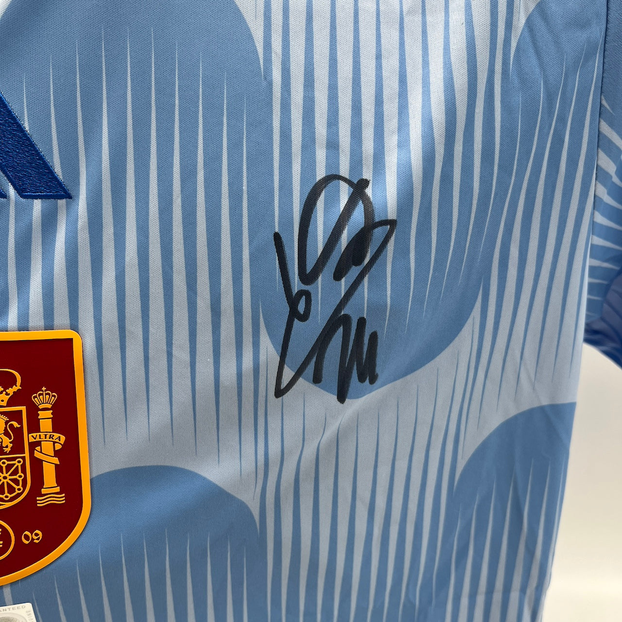 Spanien Trikot Robin Le Normand signiert Adidas COA Autogramm L