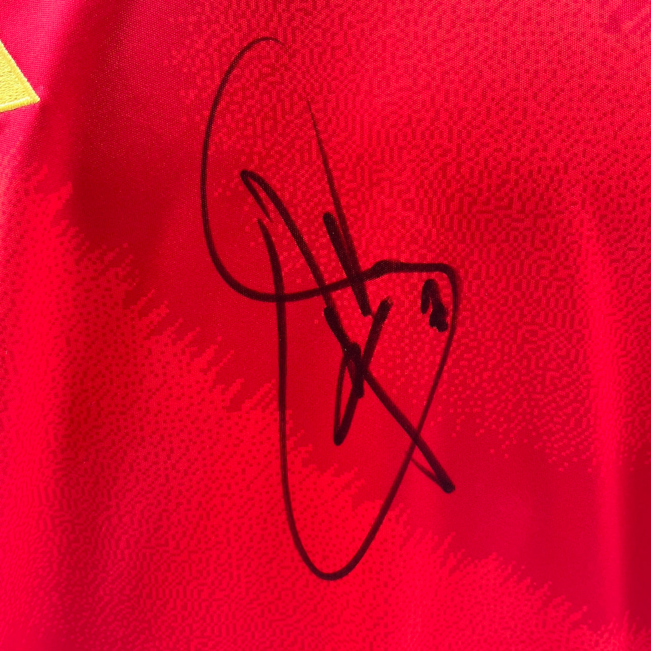 Spanien Trikot Raul signiert Adidas COA Autogramm neu 2XL