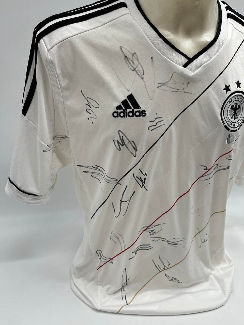 Deutschland Trikot EM 2012 Teamsigniert DFB Autogramm COA Adidas L