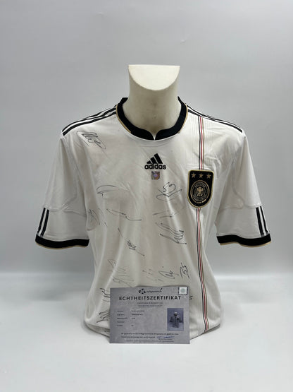 Deutschland Trikot WM 2010 Teamsigniert DFB Fußball Autogramm Adidas Neu XL
