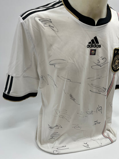 Deutschland Trikot WM 2010 Teamsigniert DFB Fußball Autogramm Adidas Neu XL
