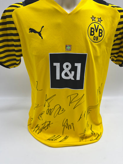 BVB Trikot 2021/2022 Teamsigniert Borussia Dortmund Jude Bellingham Puma M
