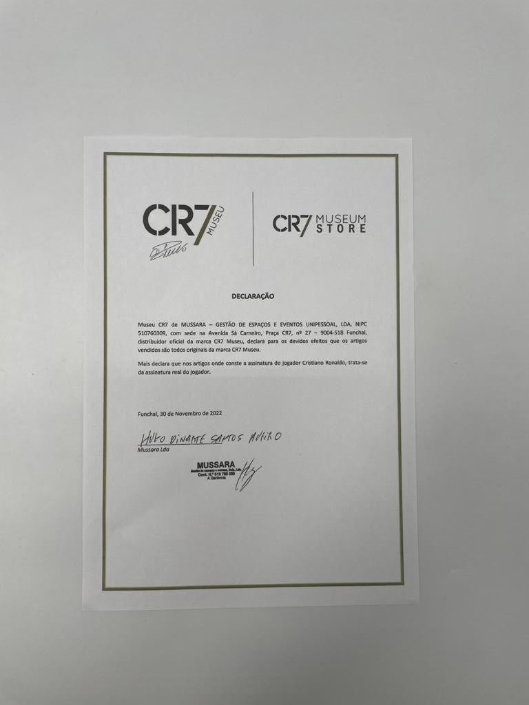 Al Nassr FC Trikot Cristiano Ronaldo signiert Autogramm Fußball COA S