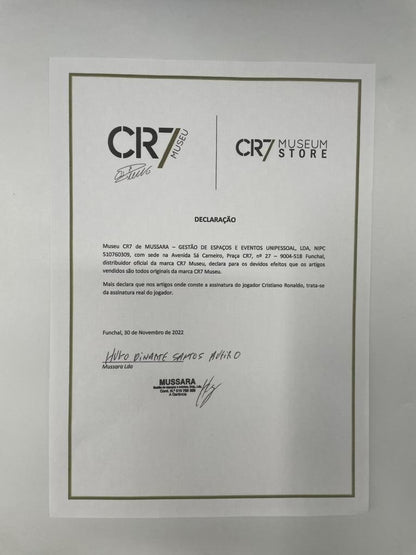 CF Andorinha Trikot Cristiano Ronaldo signiert Autogramm CFA Fußball COA L