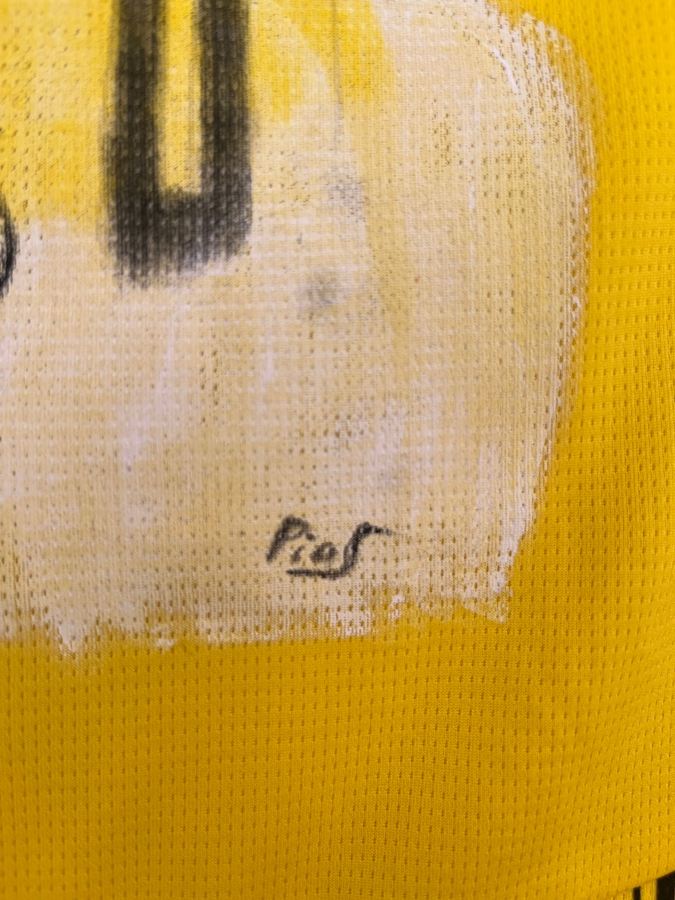 Borussia Dortmund Trikot Portrait Julian Brandt handgemalt und signiert Puma M