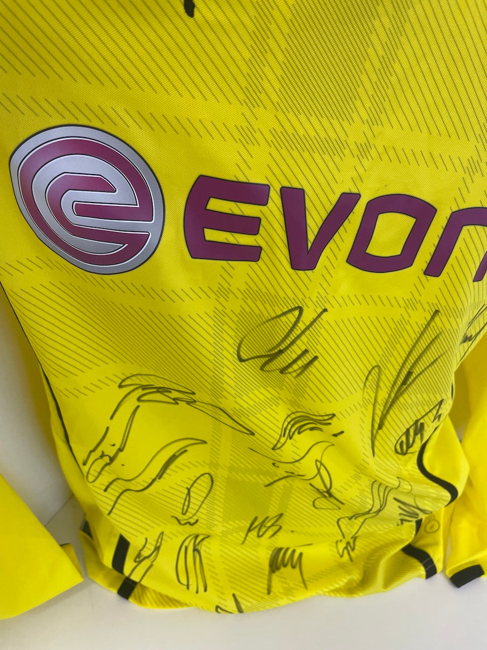 BVB Trikot 2013/2014 Team -signed Langarm Borussia Dortmund Coa Neu Puma L