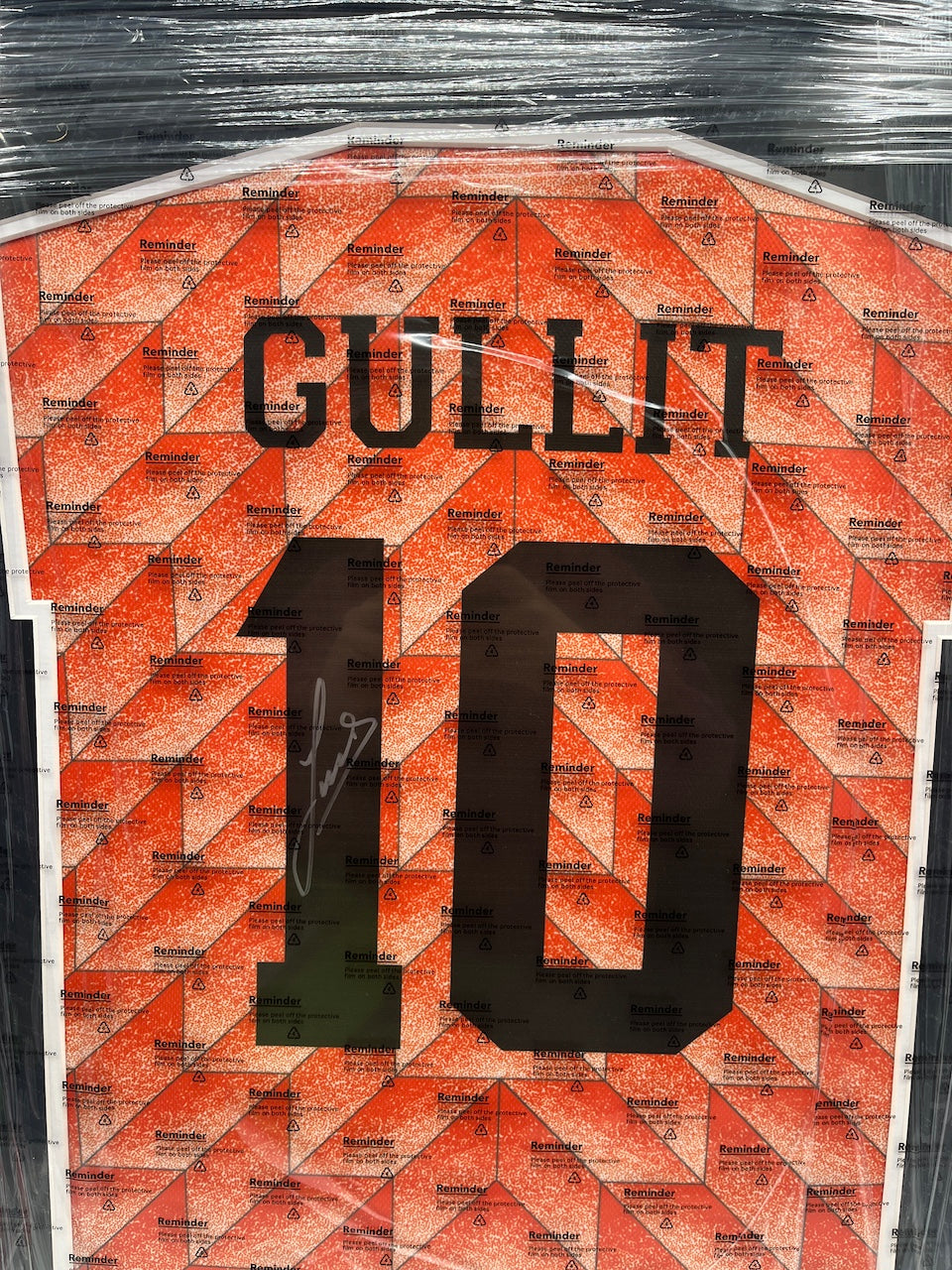 Netherlands jersey ruud gullit signed in the framework of COA