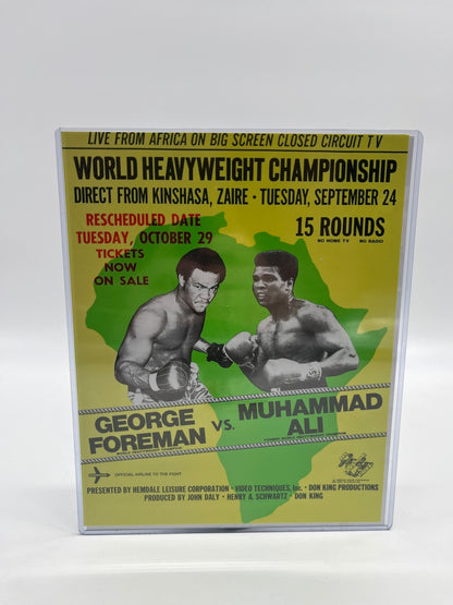 Boxhandschuh George Foreman signiert Unterschrift Autogramm Boxen