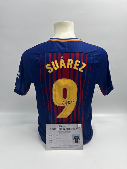 FC Barcelona Trikot Luis Suarez signiert Autogramm LaLiga Nike COA neu S