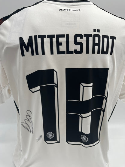 DFB Trikot Maximilian Mittelstädt signiert Deutschland DFB Autogramm COA L