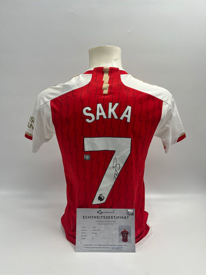FC Arsenal Trikot Bukayo Saka signed Adidas Coa Football New XS