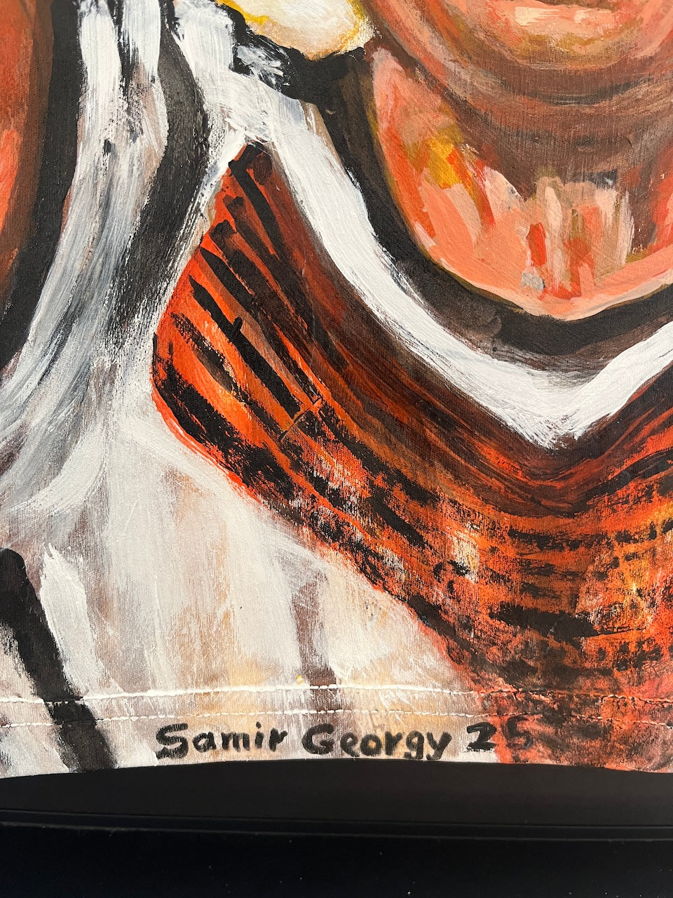 Germany jersey portrait miroslav Klose hand painted adidas dfb XL