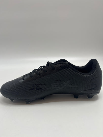 Football shoe Nigel de Jong signed in showcase + lighting autograph COA