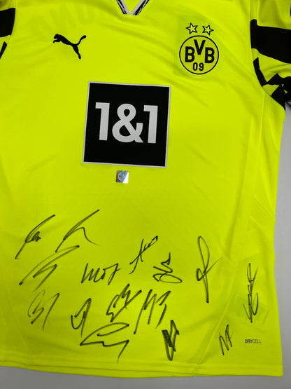 BVB Sondertrikot 2025 Teamsigniert Borussia Dortmund COA Puma L