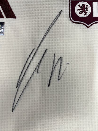 Olympique Lyon Trikot Gift Orban signiert im Rahmen COA Adidas Fußball 128