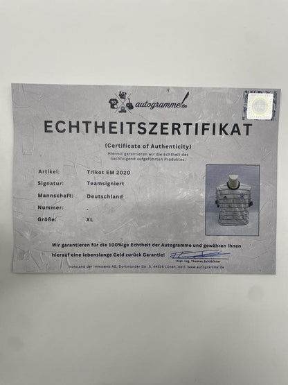 Deutschland Trikot EM 2020 Teamsigniert DFB Adidas XL