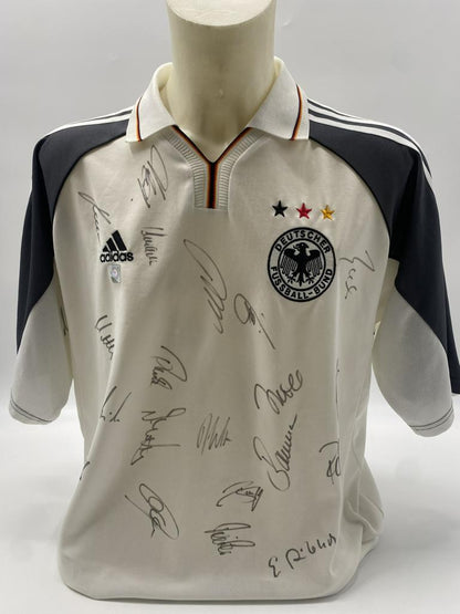 Deutschland Trikot EM 2000 Teamsigniert DFB Adidas XL