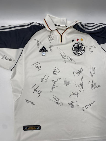 Deutschland Trikot EM 2000 Teamsigniert DFB Adidas XL