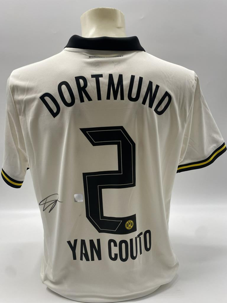 Borussia Dortmund Trikot Yan Couto signiert BVB neu Puma signiert L