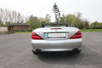 Donatella Versace Mercedes-Benz 500 SL silber