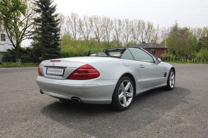 Donatella Versace Mercedes-Benz 500 SL silber