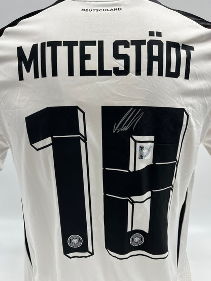 DFB Trikot Maximilian Mittelstädt signiert Deutschland DFB Autogramm COA 176