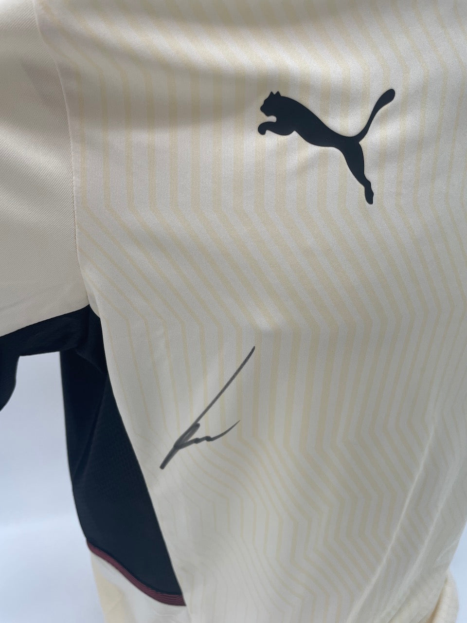 AC Mailand Trainingsshirt Theo Hernandez signiert Italien Autogramm Fußball L