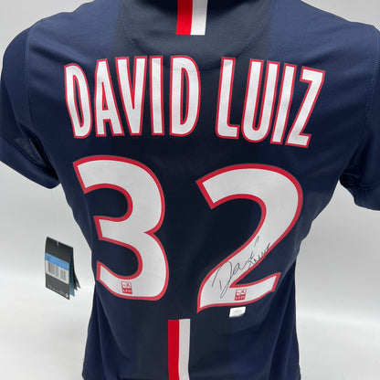 PSG Trikot David Luiz signiert Paris League 1 COA Nike Fußball M