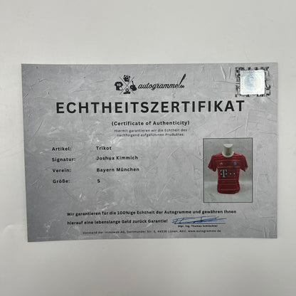 Bayern München Trikot Joshua Kimmich signiert Adidas COA neu S
