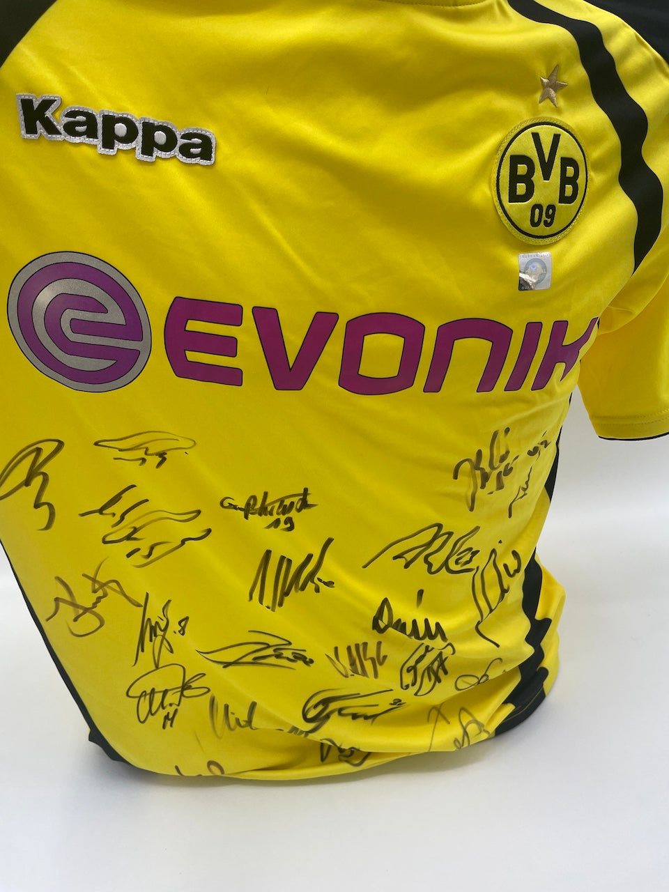BVB Trikot 2009/2010 Teamsigniert Borussia Dortmund COA Neu Kappa Bundesliga XL