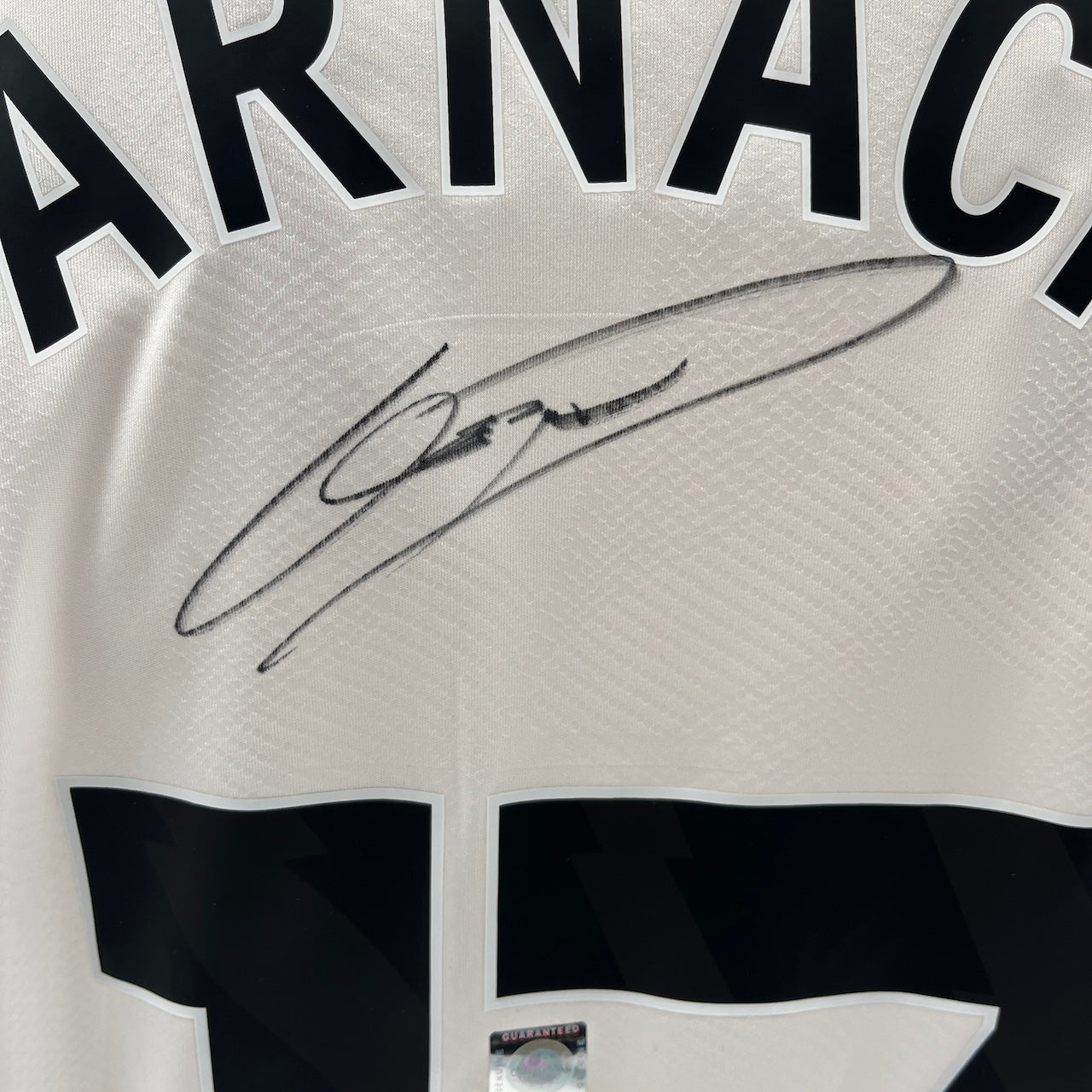 Manchester United Trikot Alejandro Garnacho signiert Autogramm Adidas COA L