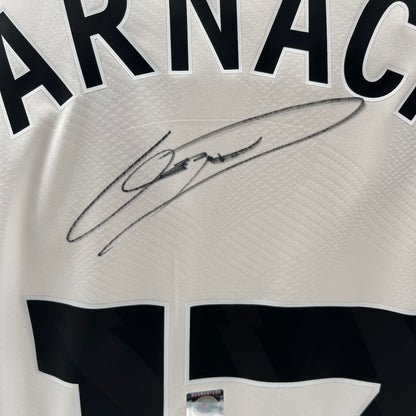 Manchester United Trikot Alejandro Garnacho signiert Autogramm Adidas COA L