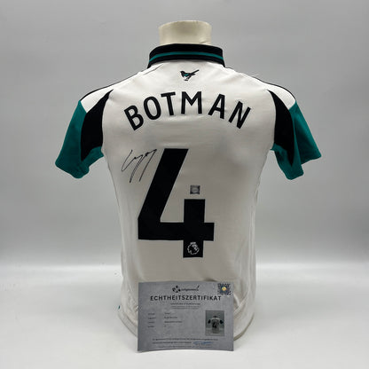 Newcastle United Trikot Sven Botman signiert Autogramm Fußball Adidas S
