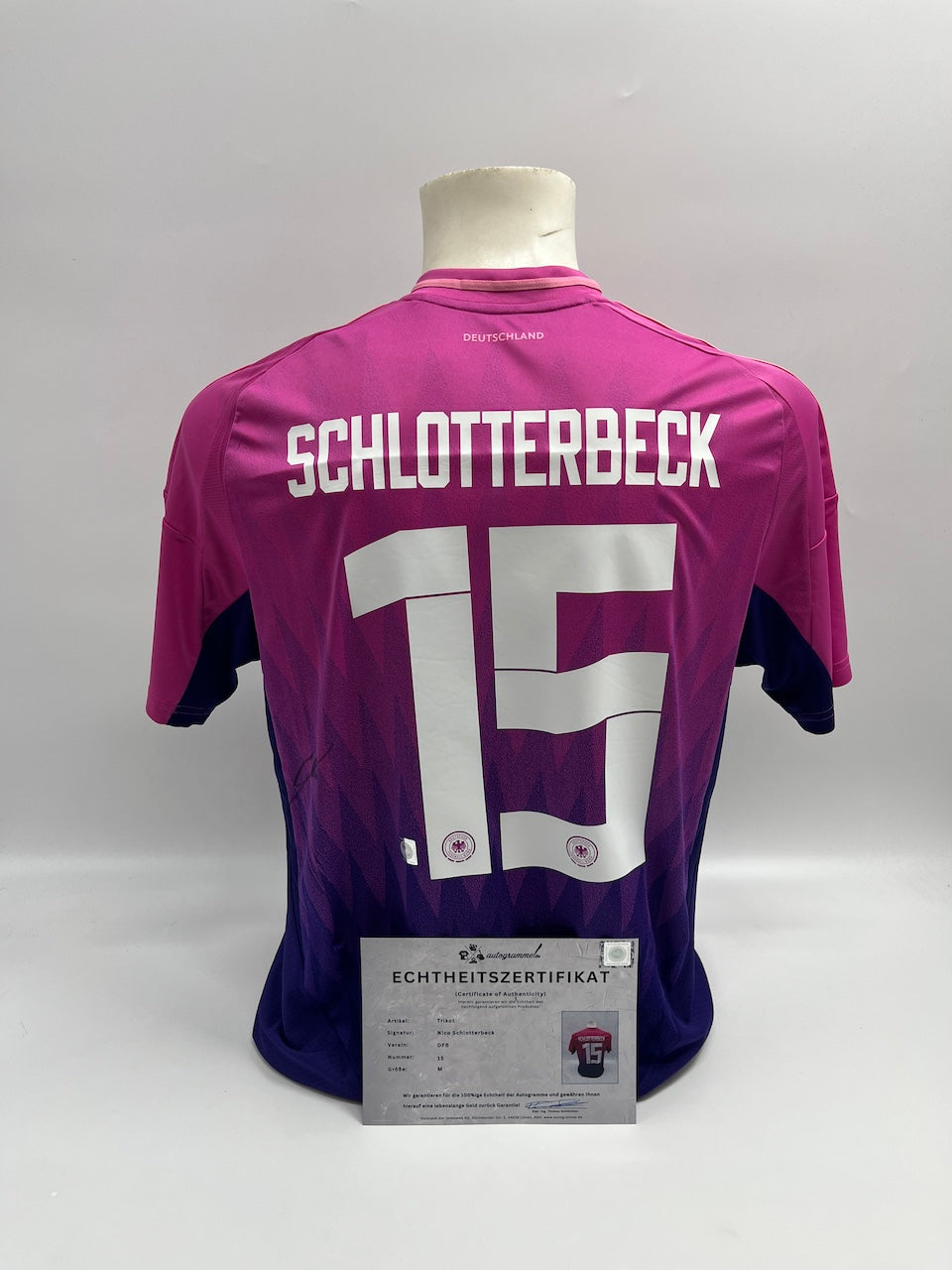 Deutschland Trikot 2018 Teamsigniert Autogramm Fußball DFB Adidas COA XL