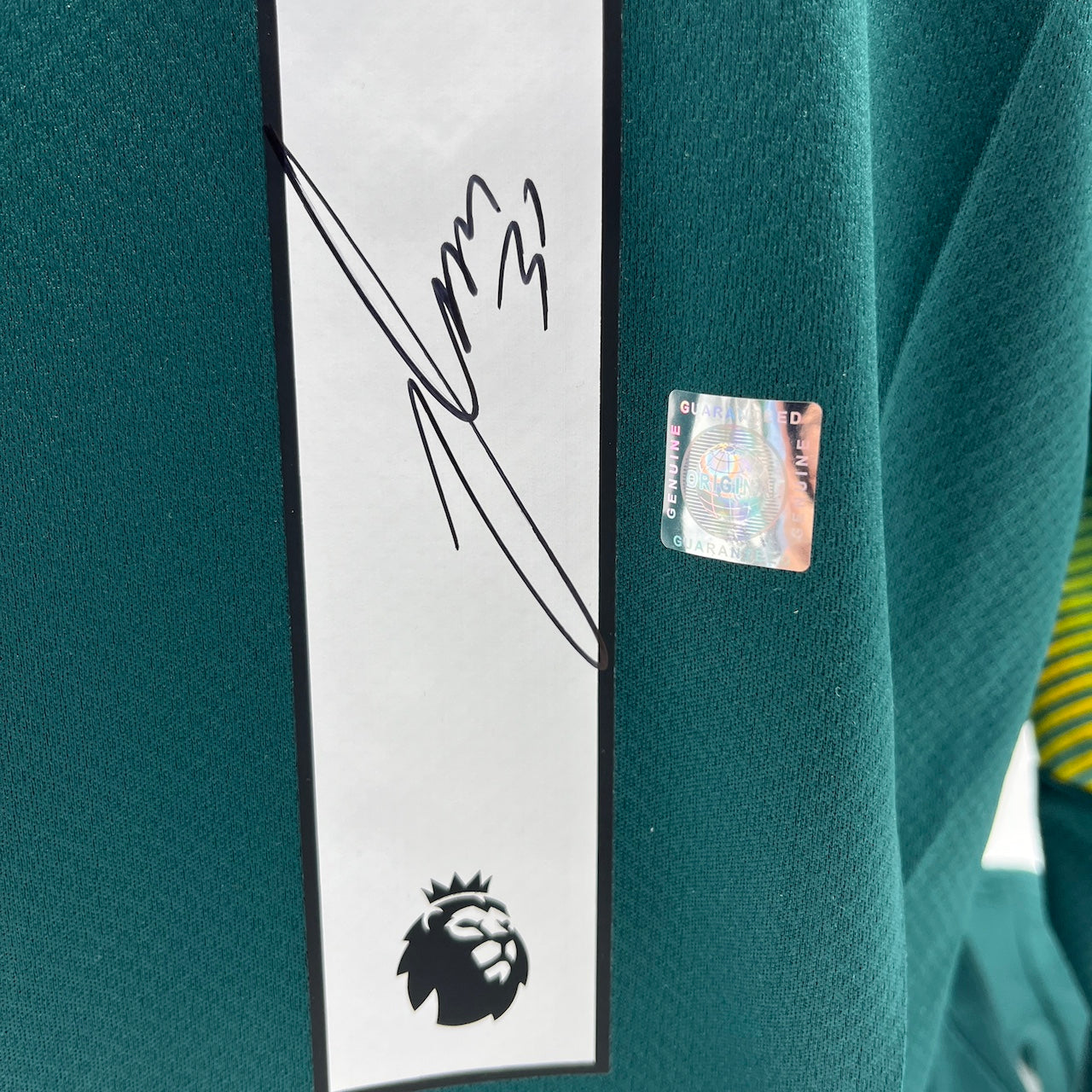 Manchester City Trikot Ederson signiert Autogramm Puma COA neu L