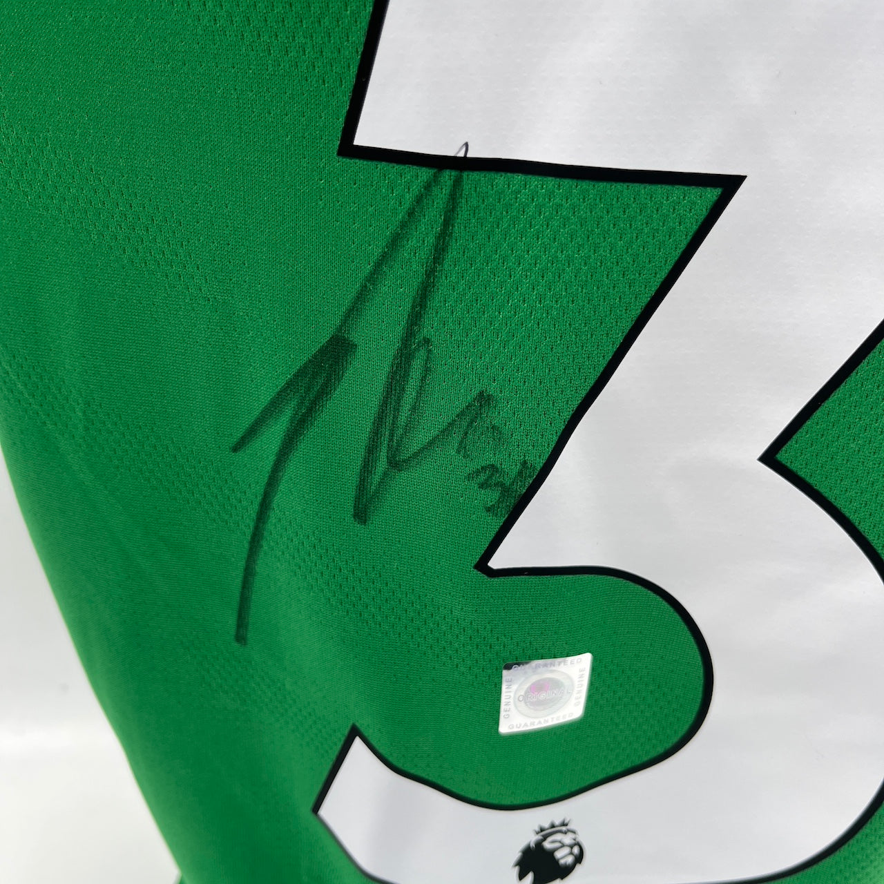 Manchester City Trikot Ederson signiert Autogramm Puma COA L