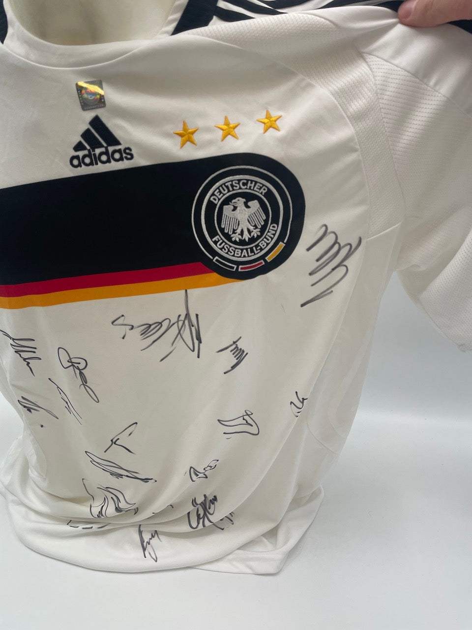 Deutschland Trikot EM 2008 Teamsigniert Autogramm Fußball DFB Adidas Neu XL