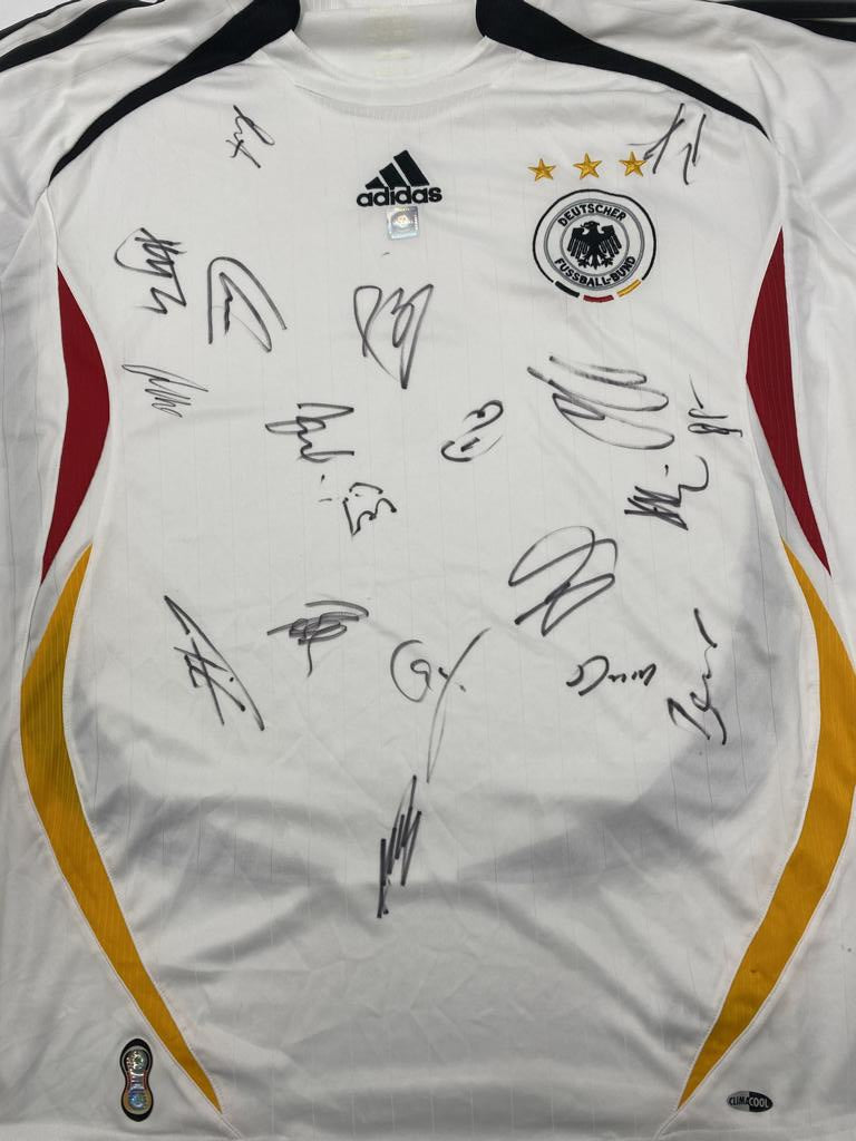 Deutschland Trikot WM 2006 Teamsigniert DFB XL Adidas