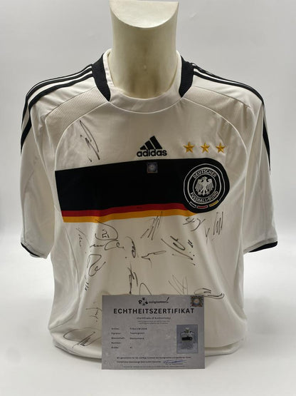 Germany Jersey Euro 2008 Team Signed DFB Adidas XL