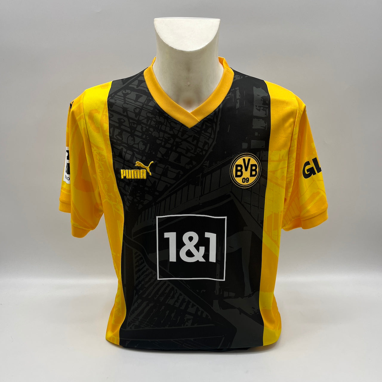 BVB Sondertrikot 2023/2024 Teamsigniert Borussia Dortmund COA Puma Reus L
